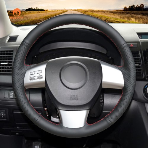 MEWANT Hand Sew Artificial Leather Steering Wheel Wrap for Mazda 6 Mazda 8 CX-9 - Picture 3 of 7