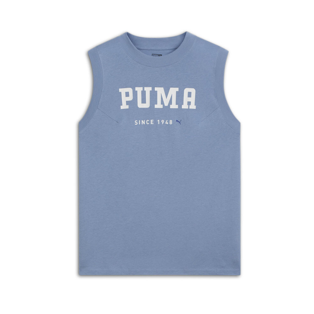 Женская майка с круглым вырезом и графическим рисунком Puma, размер 1X, Повседневная спортивная 68109520