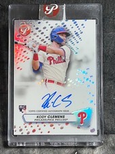 2023 Topps Pristine ROOKIE REFRACTOR AUTO Kody Clemens encased, item 2