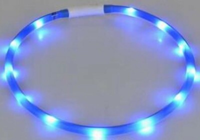 Tubasion Ciondolo Luinoso Per Cani, USB-C Ricaricabile, 100% Ipereabile, LED Lapeggiante