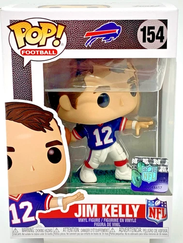 Jim Kelly Pop #154 NFL Buffalo Bills Funko Pop 2020 Jim Kelly #12