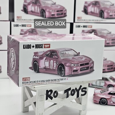KAIDO HOUSE x MINI GT NISSAN GT-R R34 KAIDO RACING FACTORY