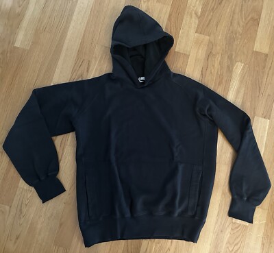 GR10K Compass Raglan Unbrushed Herren/Unisex Hoodie-Gr. L-Dunkelgrau