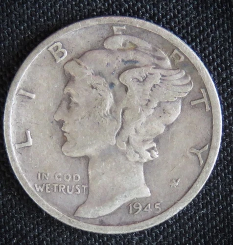 1945  S    Mercury Dime            (249-2)