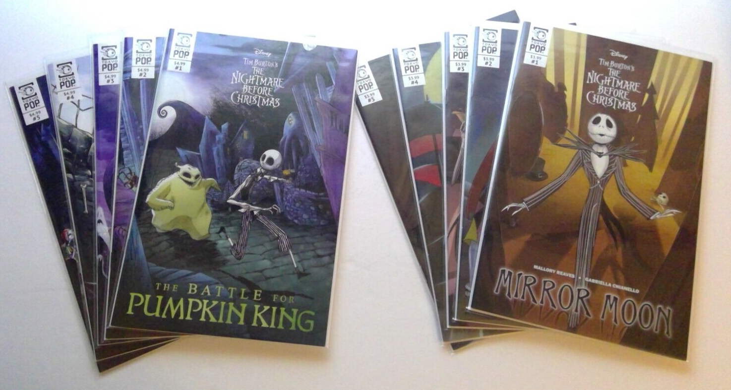 The Nightmare Before Christmas: Battle for Pumpkin King #1-5 + Mirror Moon #1-5