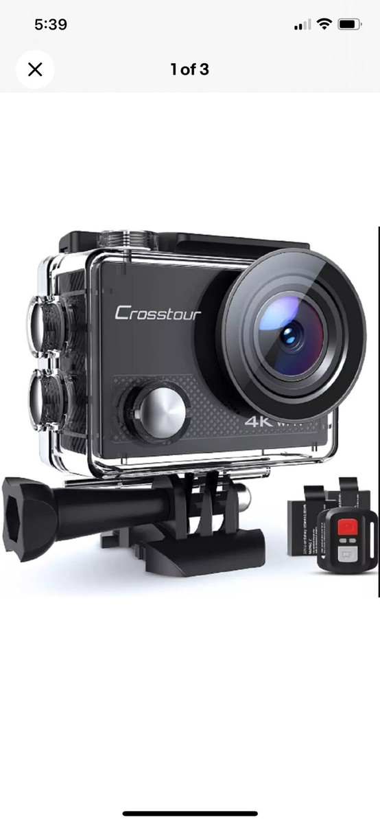 Crosstour CT9000 Sports Action Camera 4K 16MP WiFi 40M with Remote