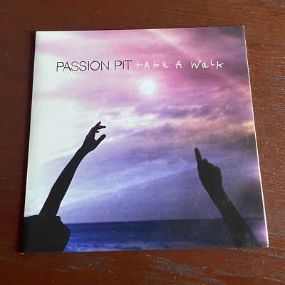 PASSION PIT 7'' Record Take A Walk / Almost There 45 & PICTURE SLEEVE  PROMO a109