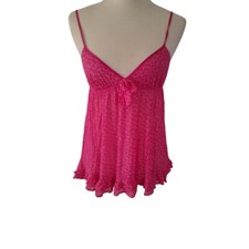 Victoria  s Secret heart pink slip dress Medium size