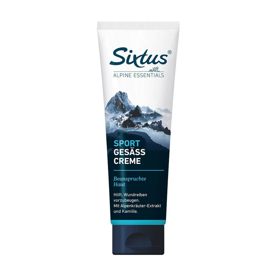 NEU! 125 ml Sixtus Sport Gesäßcreme für Radfahrer- Ruder- und Reitsport Neu&OVP