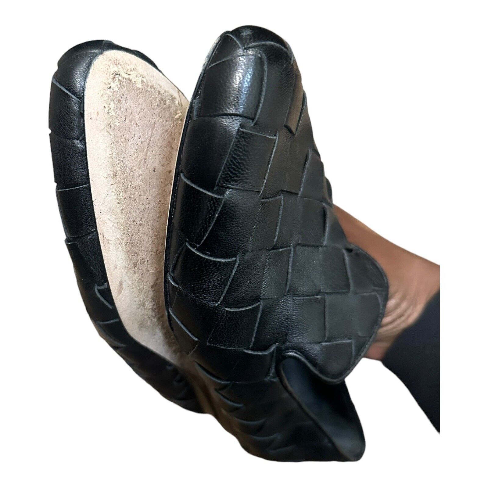Veronica Beard Griffin Basket Weave Loafer Size 7 - image 8
