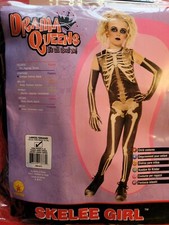 Skeleton Girl Halloween Costume Size 8-10 Years