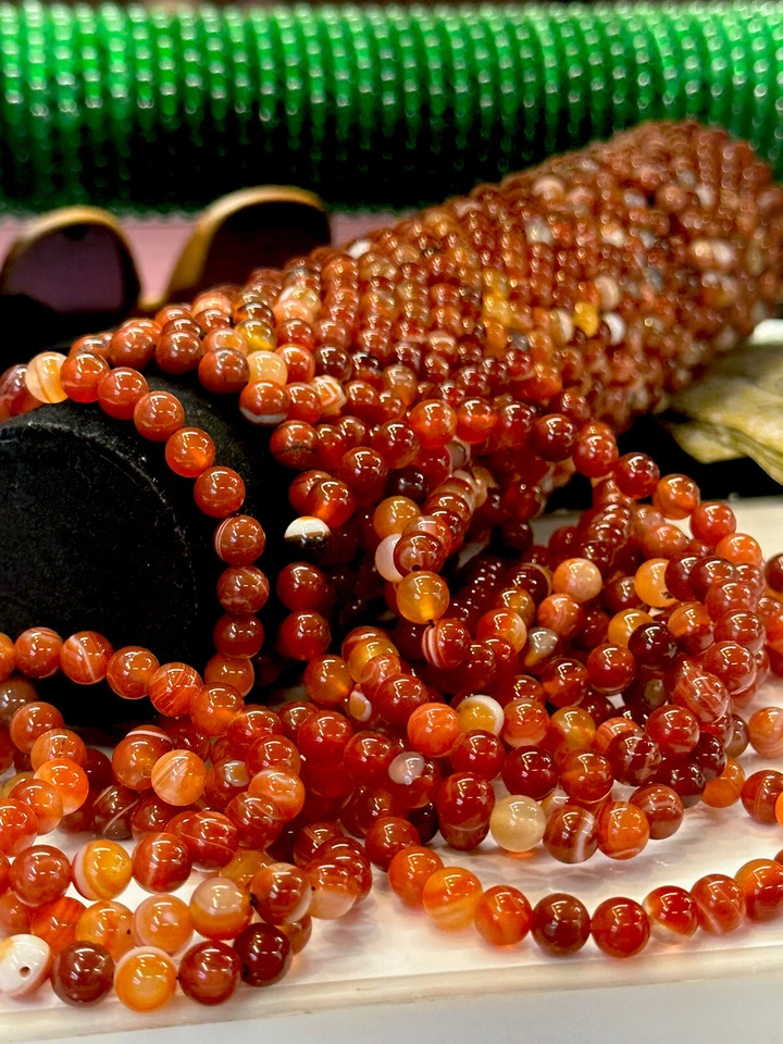 ¡Pulsera de cornalina! Venta al por mayor 30 piezas ¡Increíble regalo! Cristal real ☼ . Foto 4 de 4