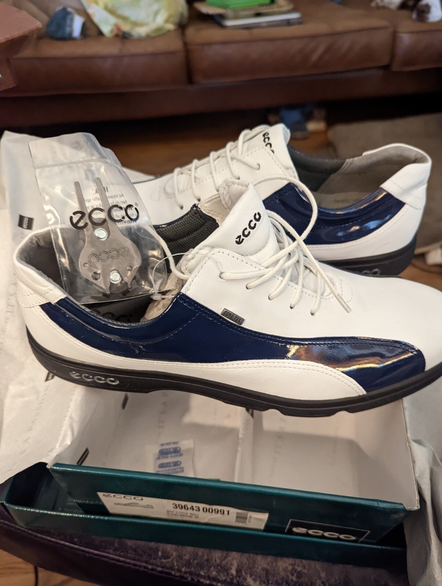 ECCO Womens Gore Tex White Golf Shoes EUR 42 US 11/11.5 | eBay