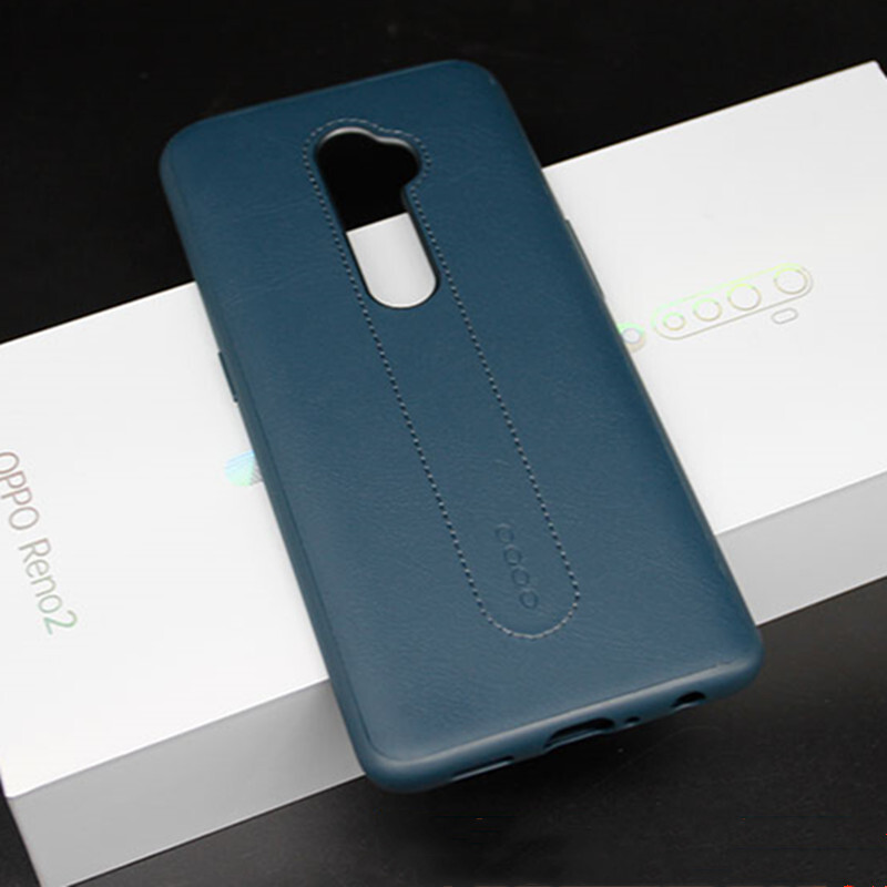 REY Cover In Gel TPU Anti-Shock Per Oppo Reno 2Z / 2F – Custodia Morbida E Sottile, Trasparente, Antigraffio