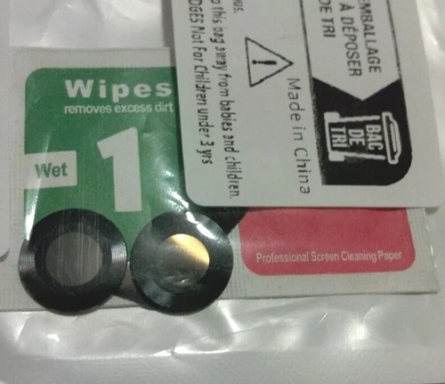 Camera Glass Lens For iPhone 11 Back Camera Lens Replacement Kit 2 Pack - Photo 4 sur 4