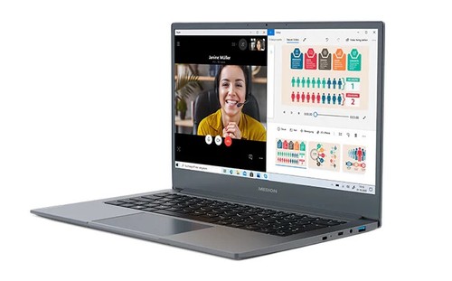 Computer portatile Medion - Akoya E14409 - nuovo 8DDR4-256GBSDD - NUOVO + chiavetta di memoria 64GB gratis. - Foto 5 di 8
