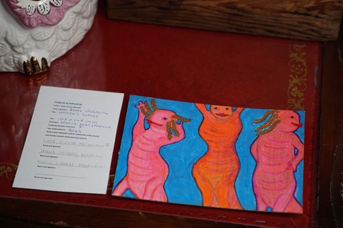 Colour Pencils / Pen Drawing Titled Women's Curves 105 x 148mm B Ulikowska 2024 - Picture 4 of 10