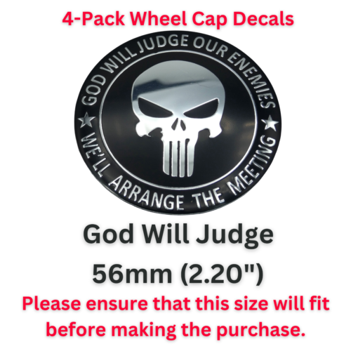 Set of 4 Wheel Center Cap Decal Emblem Stickers – 2.20" (56mm) CHOOSE YOUR STYLE - Picture 19 of 20