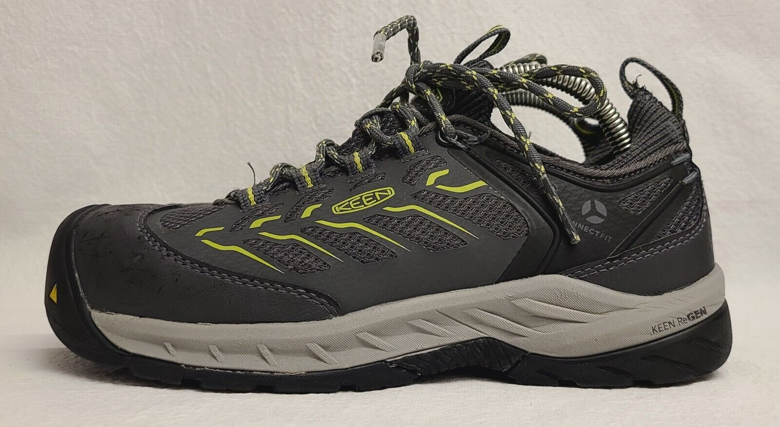 Donna KEEN Flint II punta in fibra di carbonio lavoro industriale taglia 7 5 larghezza colore: grigio