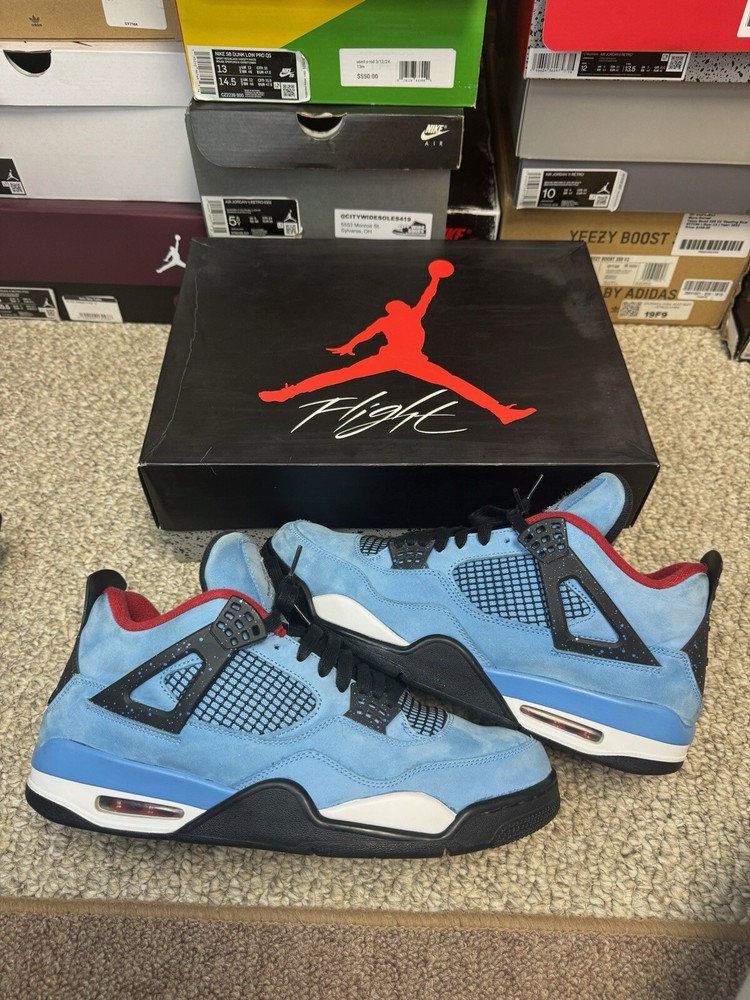 Size 13 - Jordan 4 Retro x Travis Scott Mid Cactus Jack