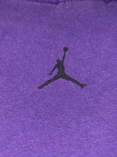 CAMICIA AIR JORDAN RETRO 8 OG VIOLA TAGLIA XL PETTO PIT TO PIT 27" LUNGHEZZA 30" - Foto 4 di 5