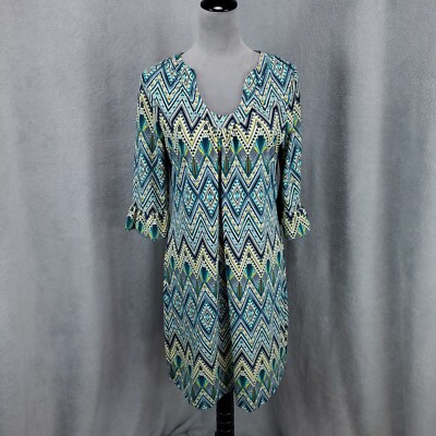 Aryeh Anthropologie Dress Womens Large Boho Retro Shift Stretchy