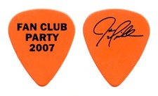 Joe Nichols Signature Fan Club Party 2007 Orange Guitar Pick