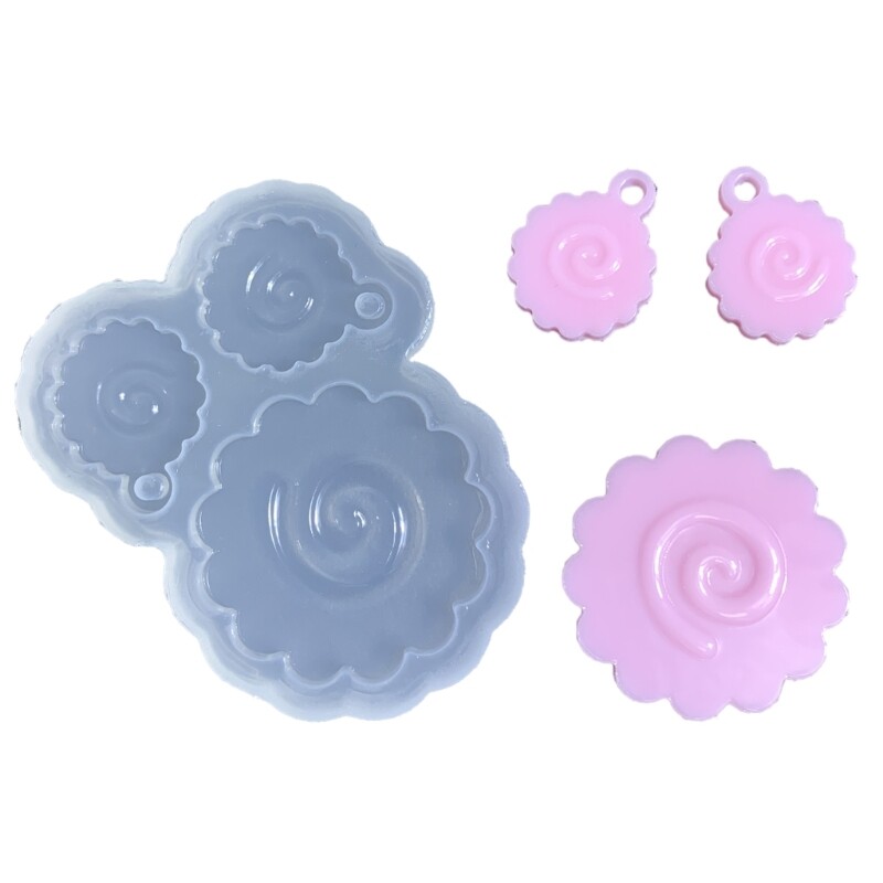 Silicone Earring Necklace Pendant Resin Casting Mold for Jewelry Making