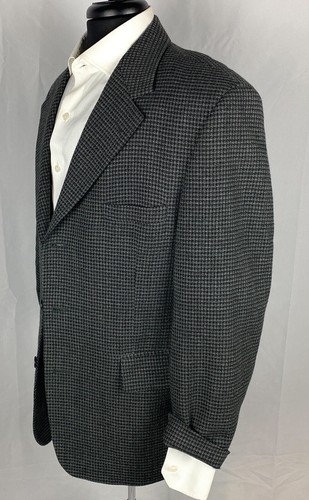 John Weitz Gray Wool Blazer Mens Signature Collection 3 Button Size 42S - Picture 5 of 8