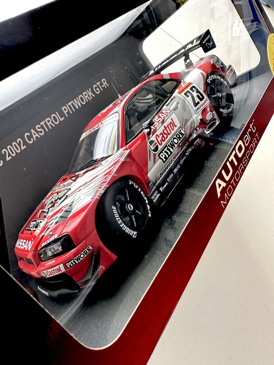 AUTOART ✨ 1:18 NISSAN SKYLINE R34 GTR Castrol/Pitwork #23 AUTOART ✨ 1:18 NISSAN SKYLINE R34 GTR Castrol/Pitwork #23