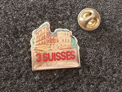 Pin's 3 Swiss Le Chouchou Catalog Rome Colosseum Magazine Pin Badge L21