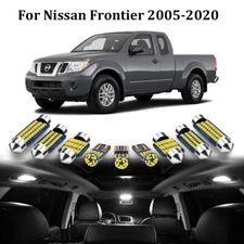 9pcs White LED Interior Light Package Kit For Nissan Frontier 2005-2019 2020