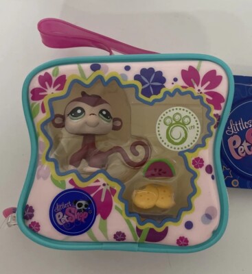Littlest Pet Shop LPS On the Go Purses MONKEY 1361 NIB