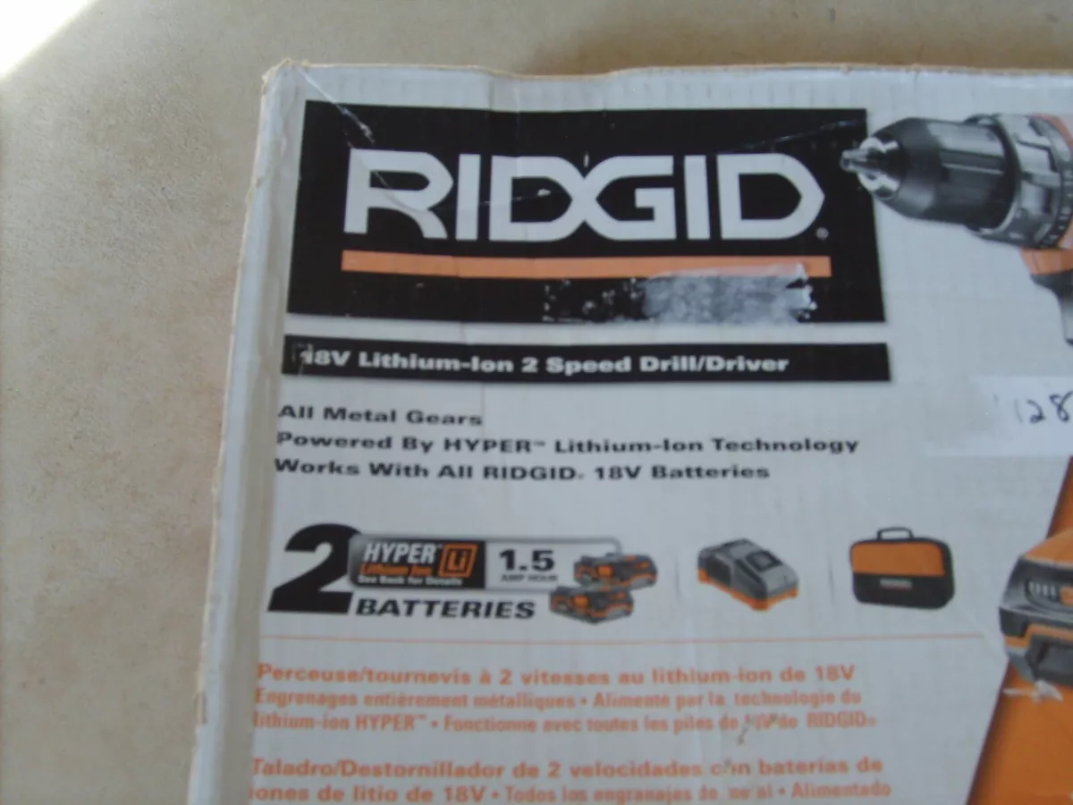 RIDGID 18v 1 2