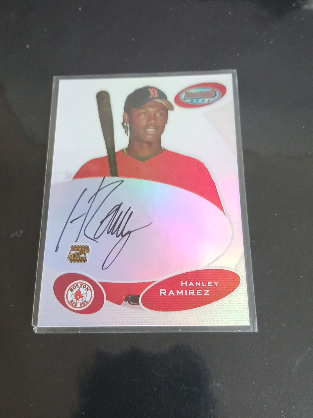 2003 Bowman's Best Hanley Ramirez  RC Autographed Red Sox SSP