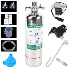 2L Aquarium Plants Cylinder CO2 Generator System Kit Carbon Dioxide Reactor Kit