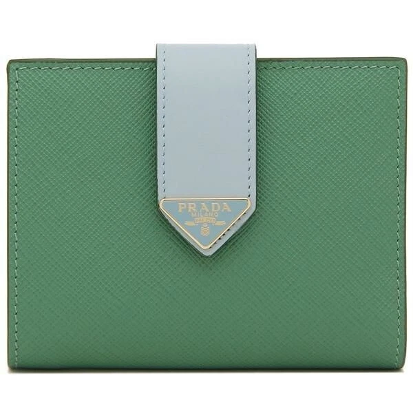 Prada green wallet cheap