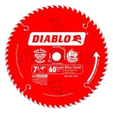 Diablo 7-1/4" X 5/8" X 60T Circular Saw Blade