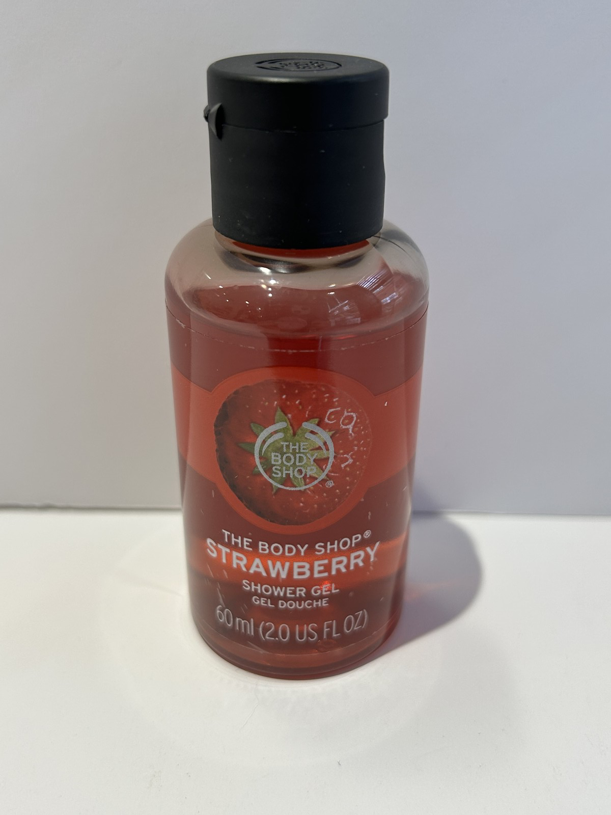 The Body Shop Strawberry Shower Gel 60ml Travel Size Discontinued Vegan