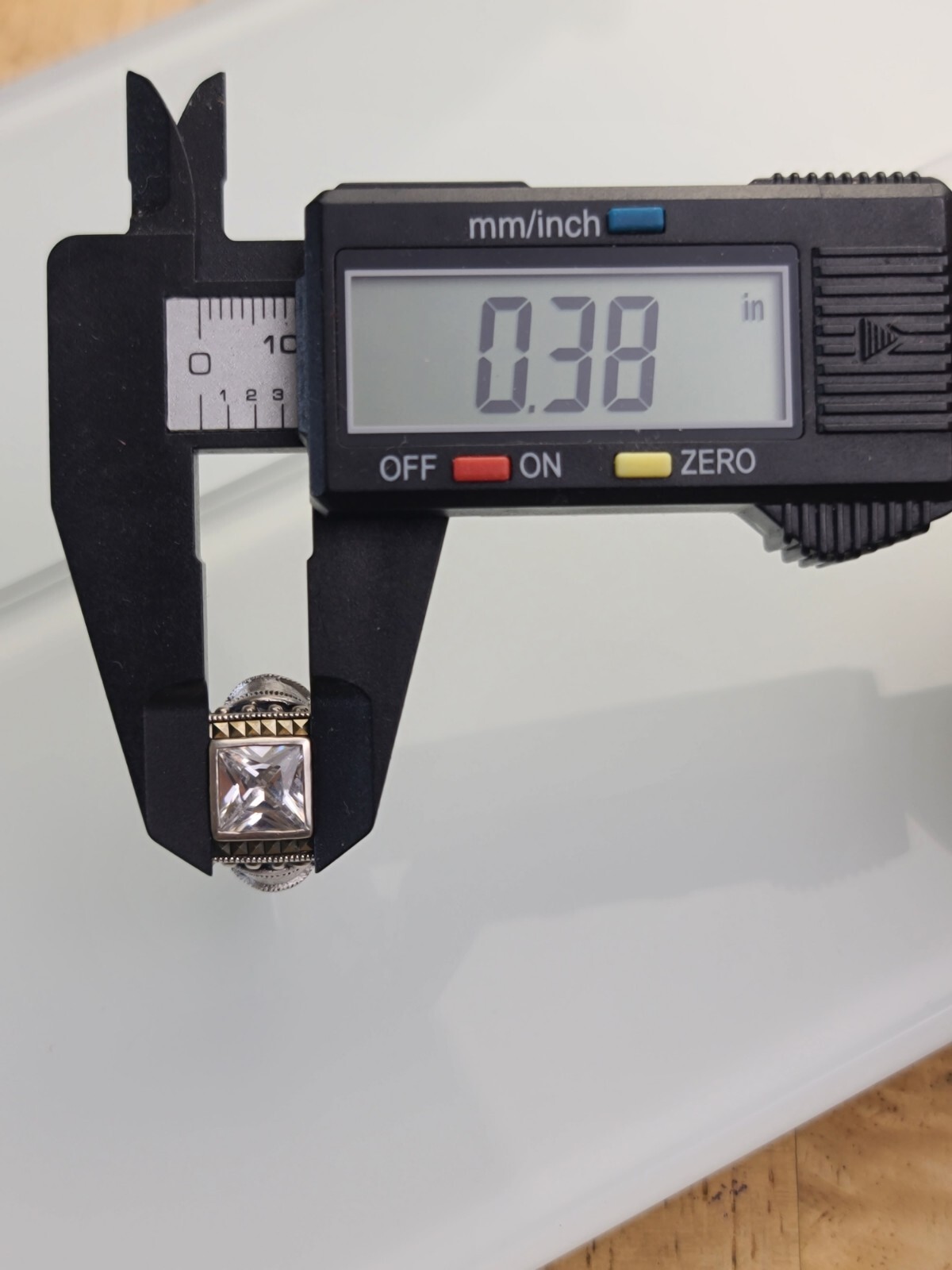 Sterling 925 Solid Silver Iced AAA Hematite Ring … - image 18