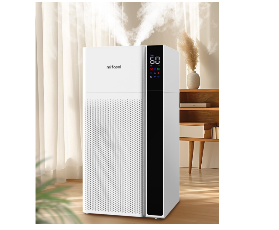 Warm and Cool Mist Humidifier Large Room, 5.3Gal/20L Whole House Humidifiers for