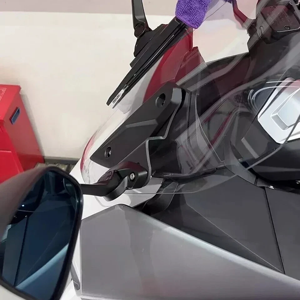 Kit de soporte de espejo retrovisor C 400 GT C 400 X negro para BMW C400GT C400X Foto 4 de 4