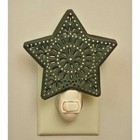 Rustic Star Night Light with Bulb
