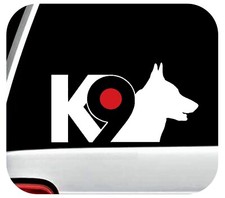 K9 German Shepherd Police Fire Department Dog K-9 Decal Sticker Infinity B1103