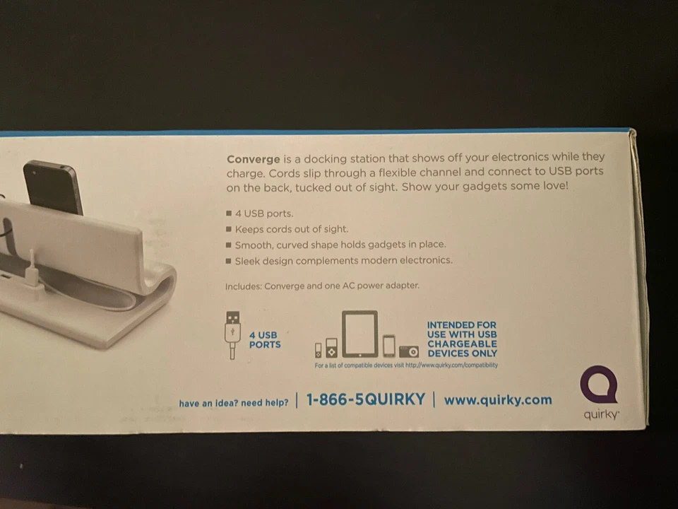 BRAND NEW - Quirky PCVG2-WH01 Converge Universal USB Docking Station - Image 3 of 3