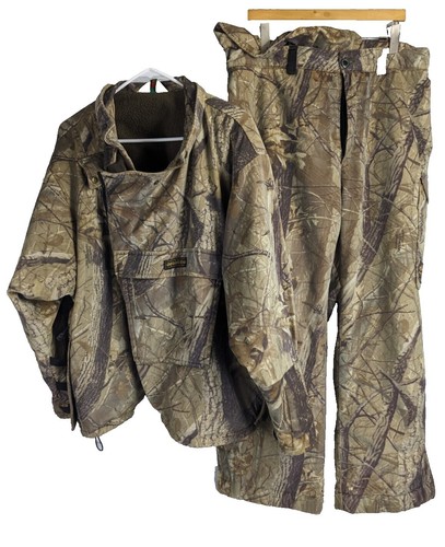 Pantalon De Chasse Vintage Pella Mossy Oak XL - Imperméable, Doublé, Taille US 30, Occasion Parfait