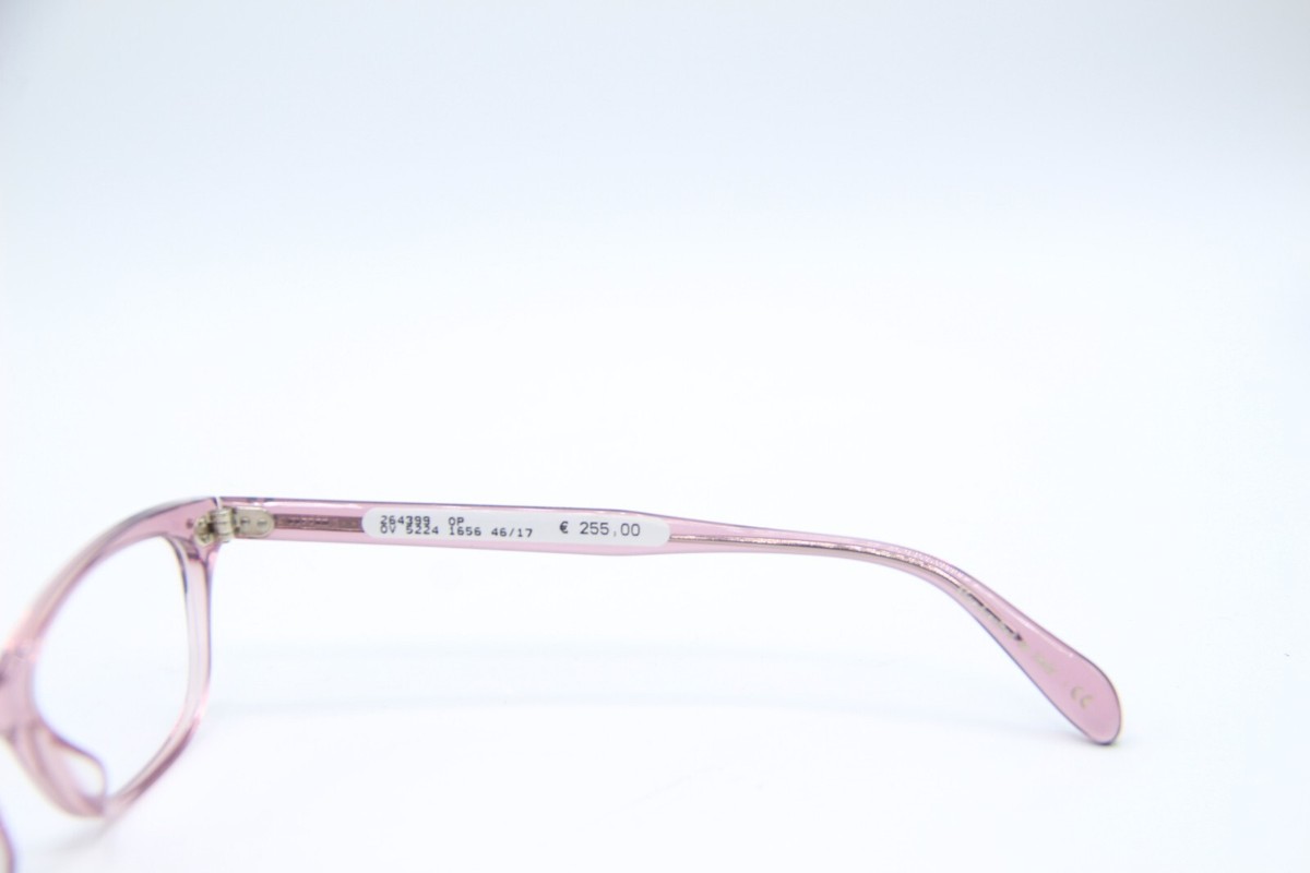 NEW OLIVER PEOPLES OV 5224 1656 CLEAR PINK AUTHENTIC FRAMES  display picture 3
