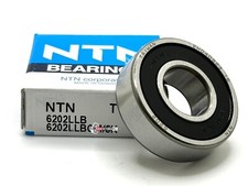 NTN 6202 LLB C3/5K DEEP GROOVE BALL BEARING, RUBBER SEALED 15x35x11mm 6202-2RS