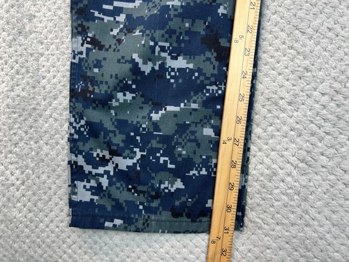 Pantalone US Navy uomo taglia 24x31 blu digitale mimetico cargo largo militare BDU tattico - Foto 9 di 19