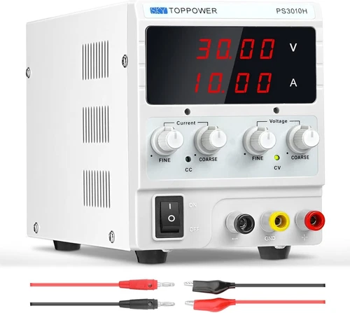DC Power Supply 30V 5A Adjustable Regulated Bench Power Supply 4 Digit Display